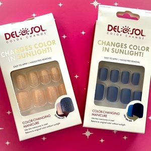 Del Sol Color Changing Manicure Press On Nails